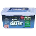 Fitec FITEC 10145 RS750 Super Spreader Cast Net 4.5'x3/8" Mesh  Clear  3/4 lb wt 10145